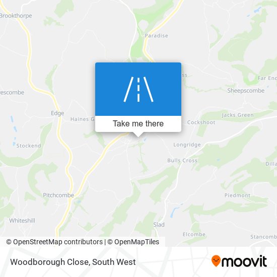 Woodborough Close map