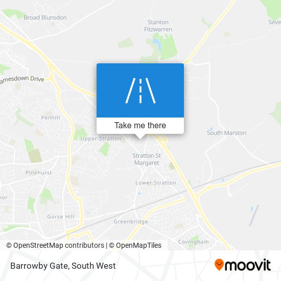 Barrowby Gate map