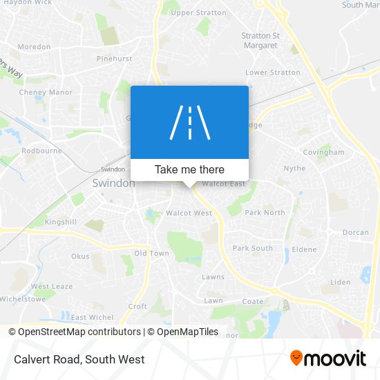 Calvert Road map