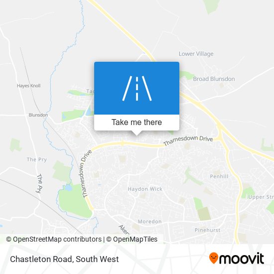 Chastleton Road map