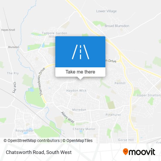 Chatsworth Road map