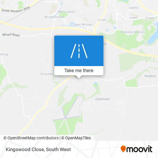 Kingswood Close map