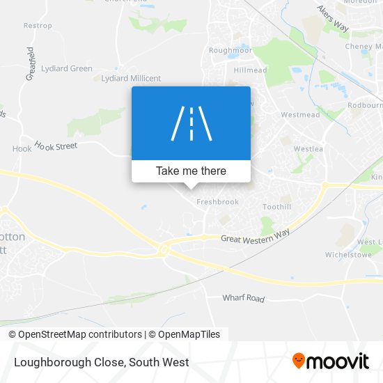 Loughborough Close map