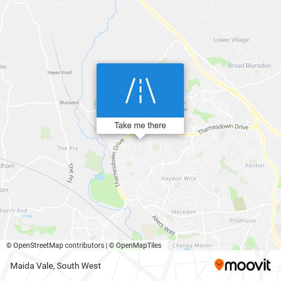 Maida Vale map