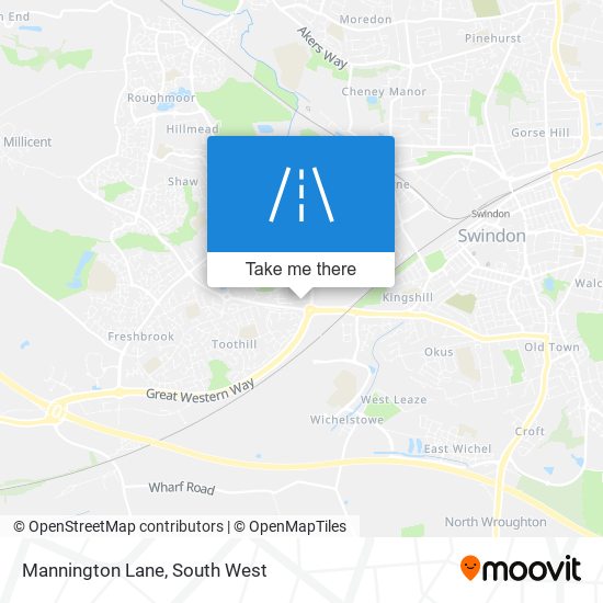 Mannington Lane map