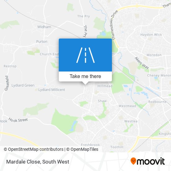 Mardale Close map