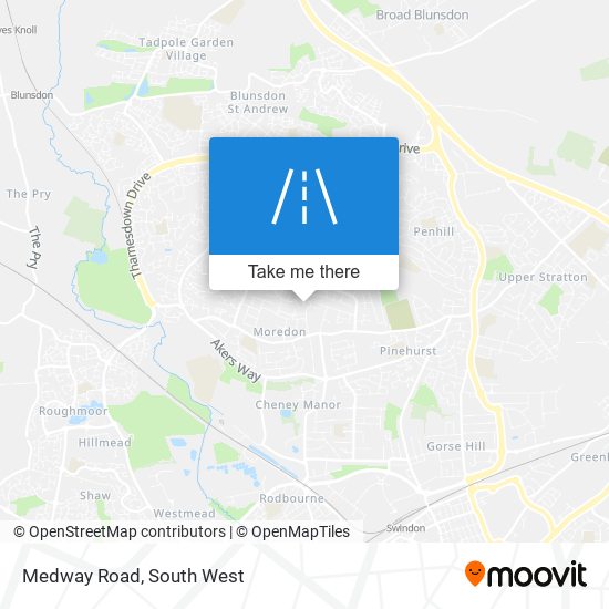 Medway Road map