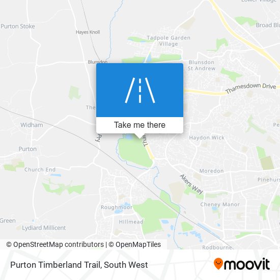 Purton Timberland Trail map