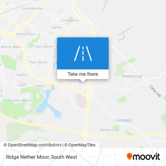 Ridge Nether Moor map