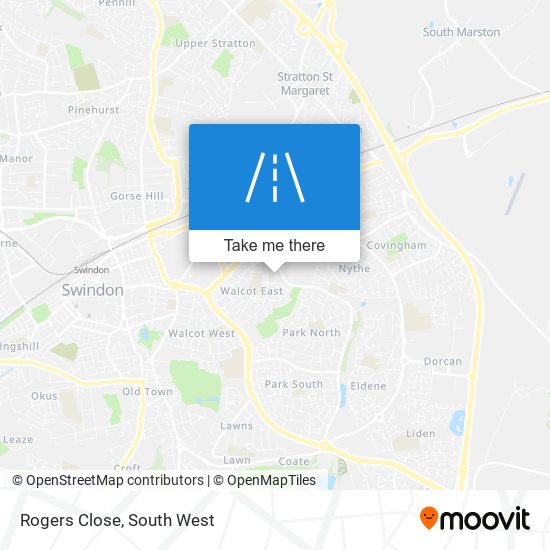 Rogers Close map