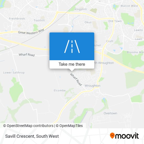 Savill Crescent map