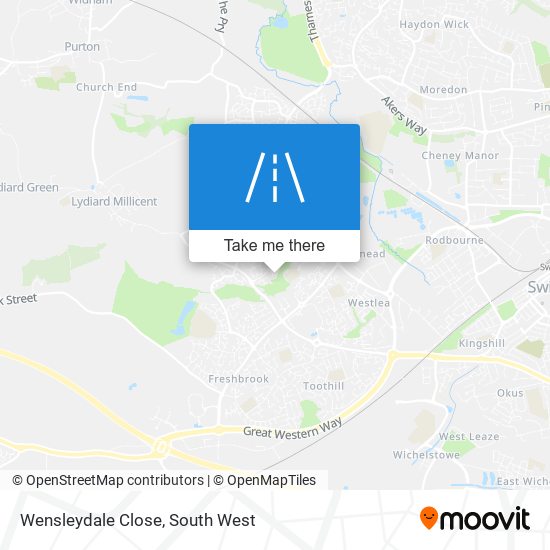 Wensleydale Close map