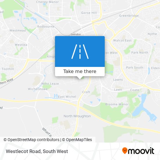 Westlecot Road map