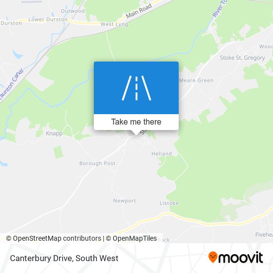 Canterbury Drive map