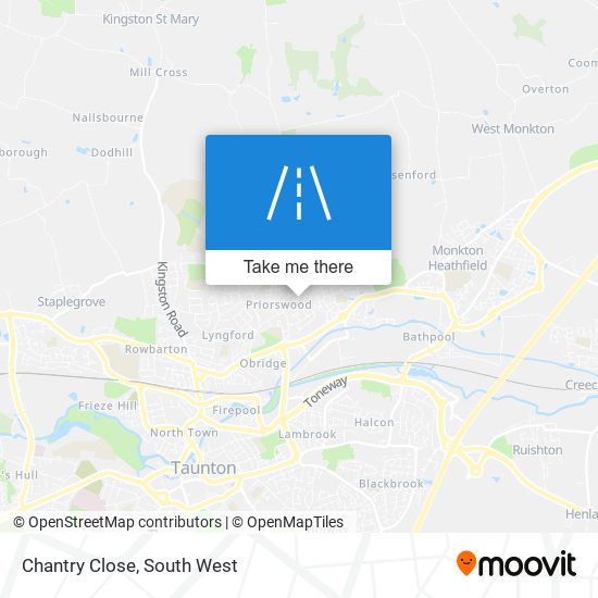 Chantry Close map