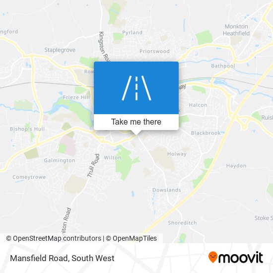 Mansfield Road map