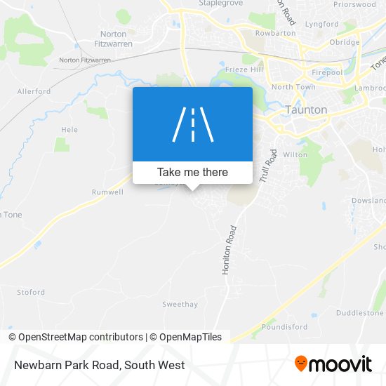 Newbarn Park Road map