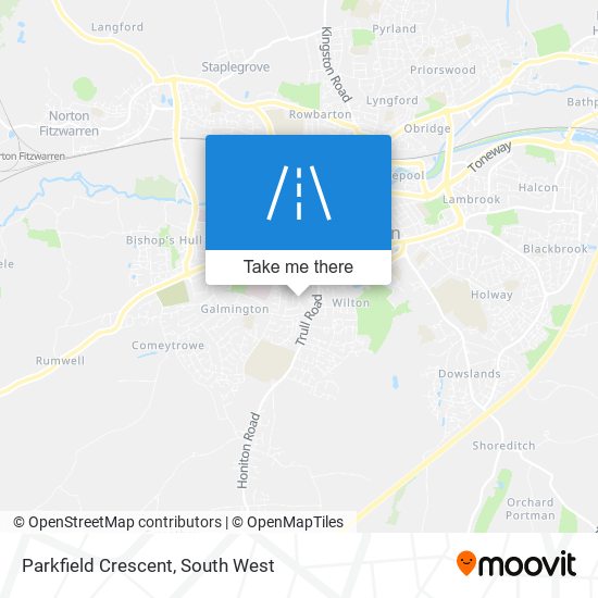 Parkfield Crescent map