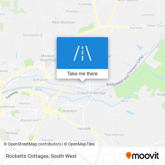 Rocketts Cottages map