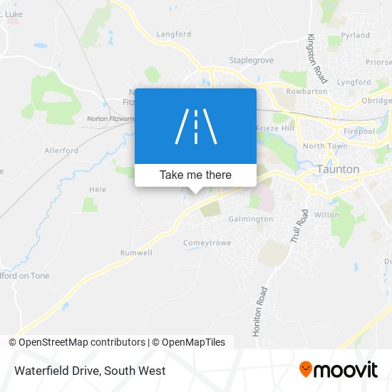 Waterfield Drive map