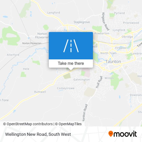 Wellington New Road map