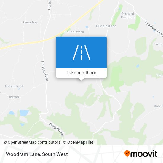 Woodram Lane map