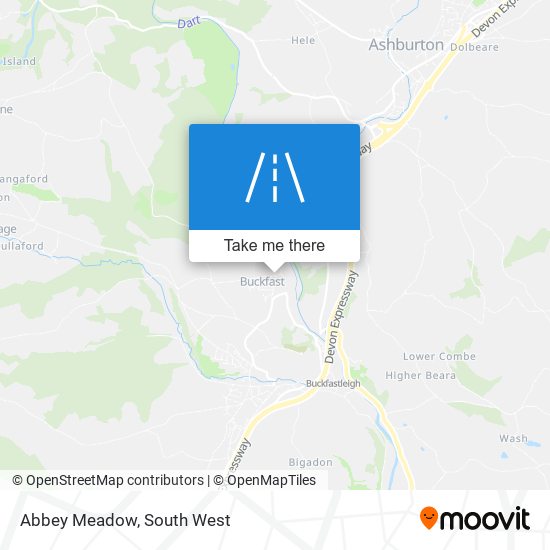 Abbey Meadow map