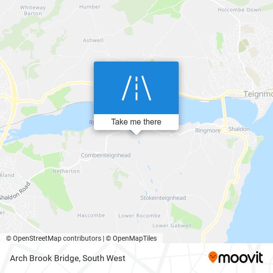 Arch Brook Bridge map