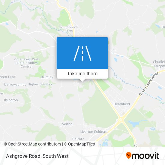 Ashgrove Road map