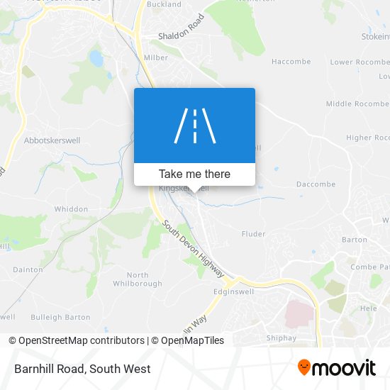 Barnhill Road map