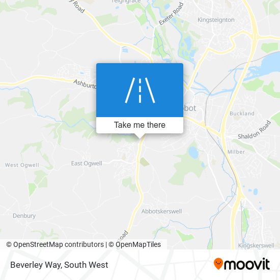 Beverley Way map