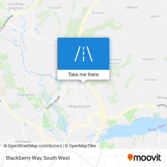 Blackberry Way map