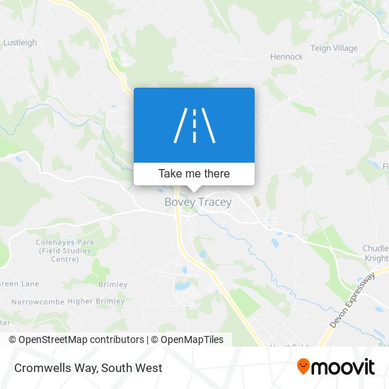 Cromwells Way map