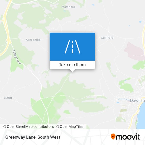Greenway Lane map