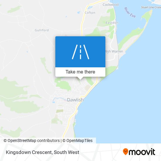 Kingsdown Crescent map