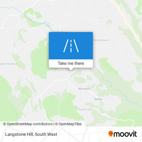 Langstone Hill map