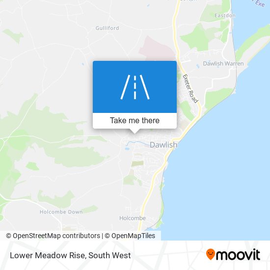 Lower Meadow Rise map