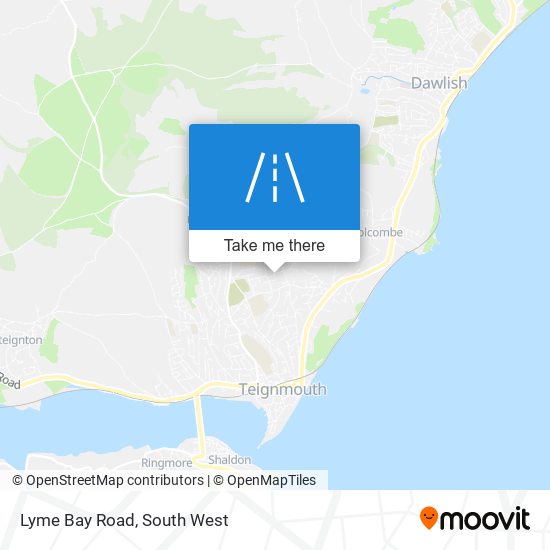 Lyme Bay Road map