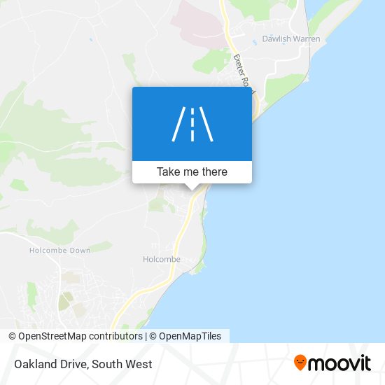 Oakland Drive map