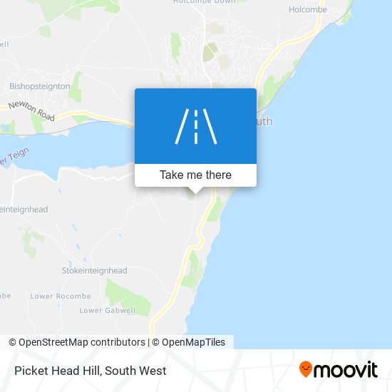 Picket Head Hill map