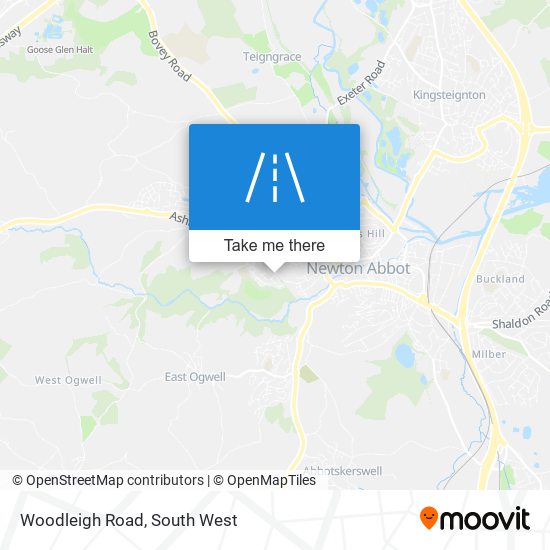 Woodleigh Road map