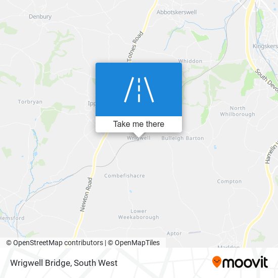 Wrigwell Bridge map