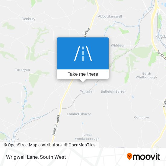Wrigwell Lane map