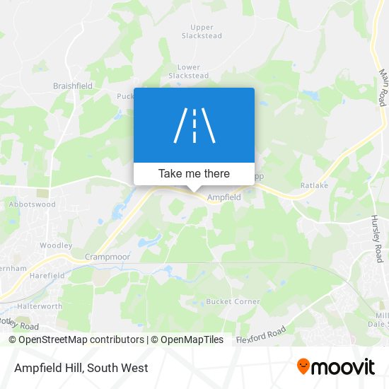 Ampfield Hill map
