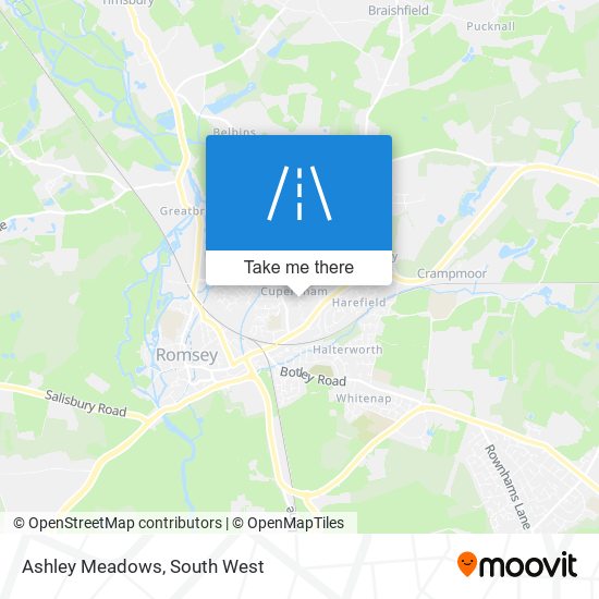 Ashley Meadows map