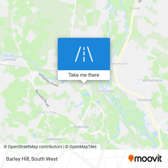 Barley Hill map