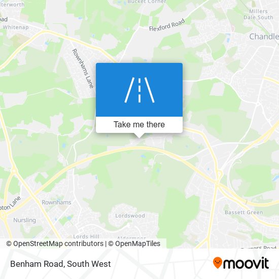Benham Road map