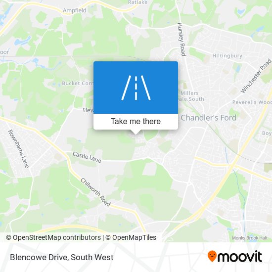 Blencowe Drive map