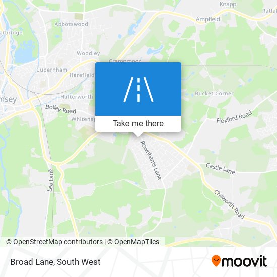 Broad Lane map