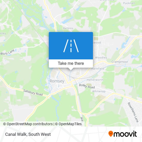 Canal Walk map